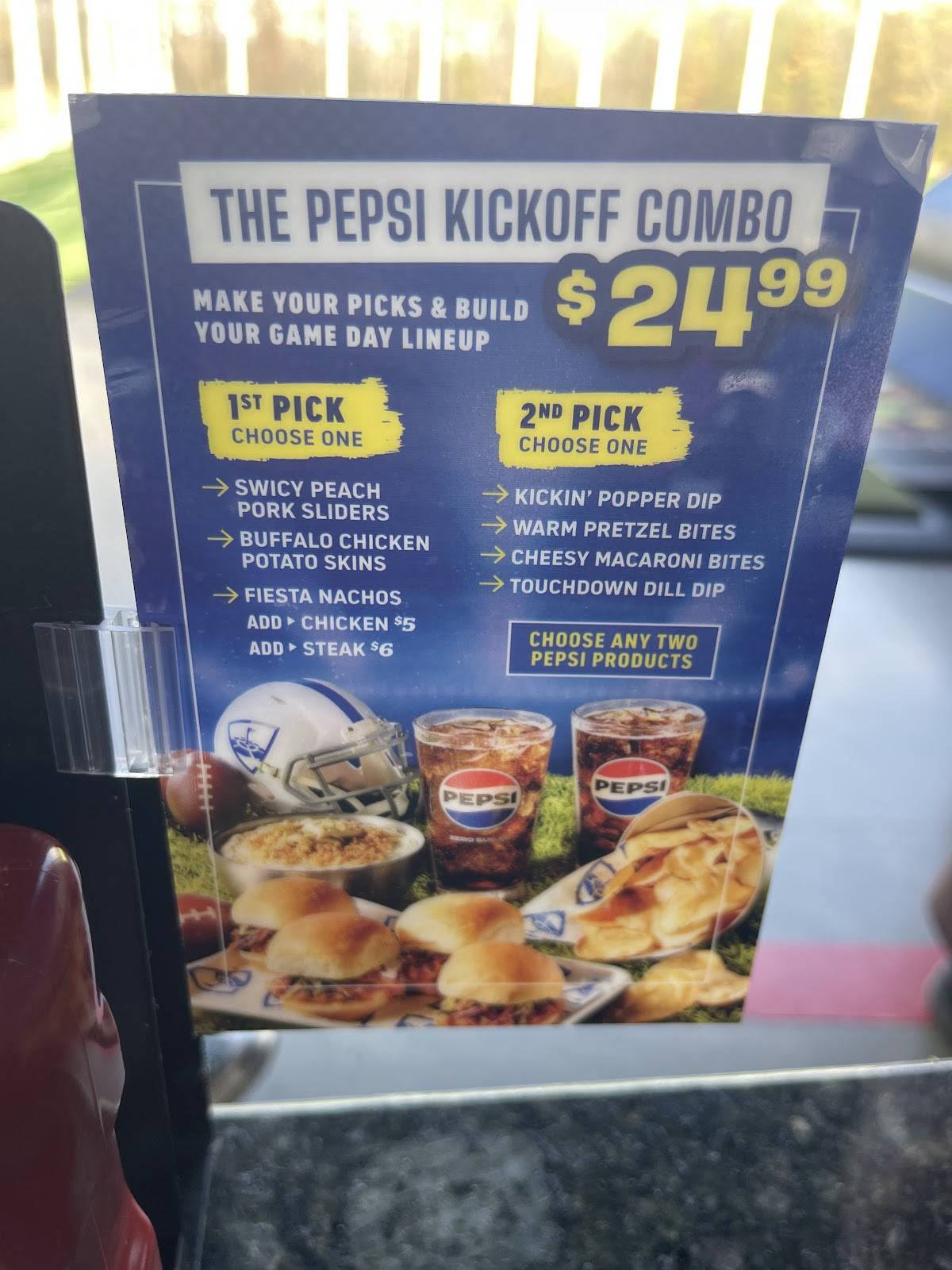 Topgolf Memphis меню