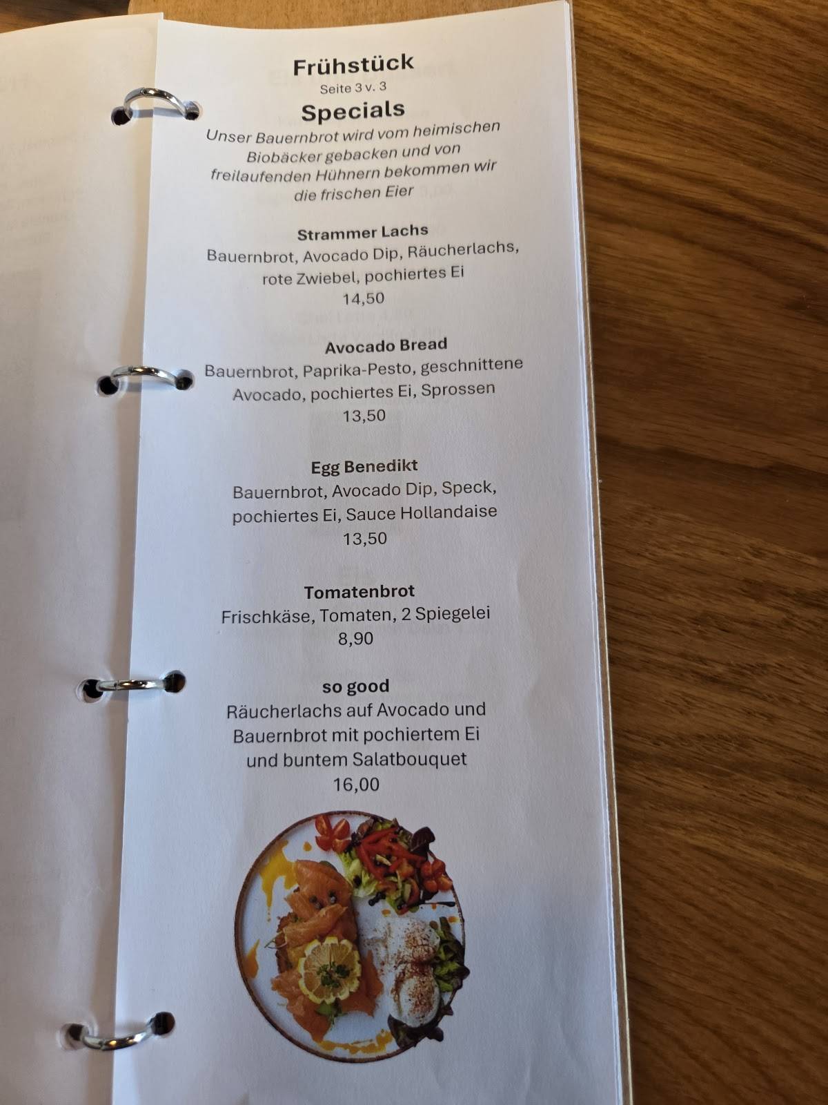 Treff.bistro меню