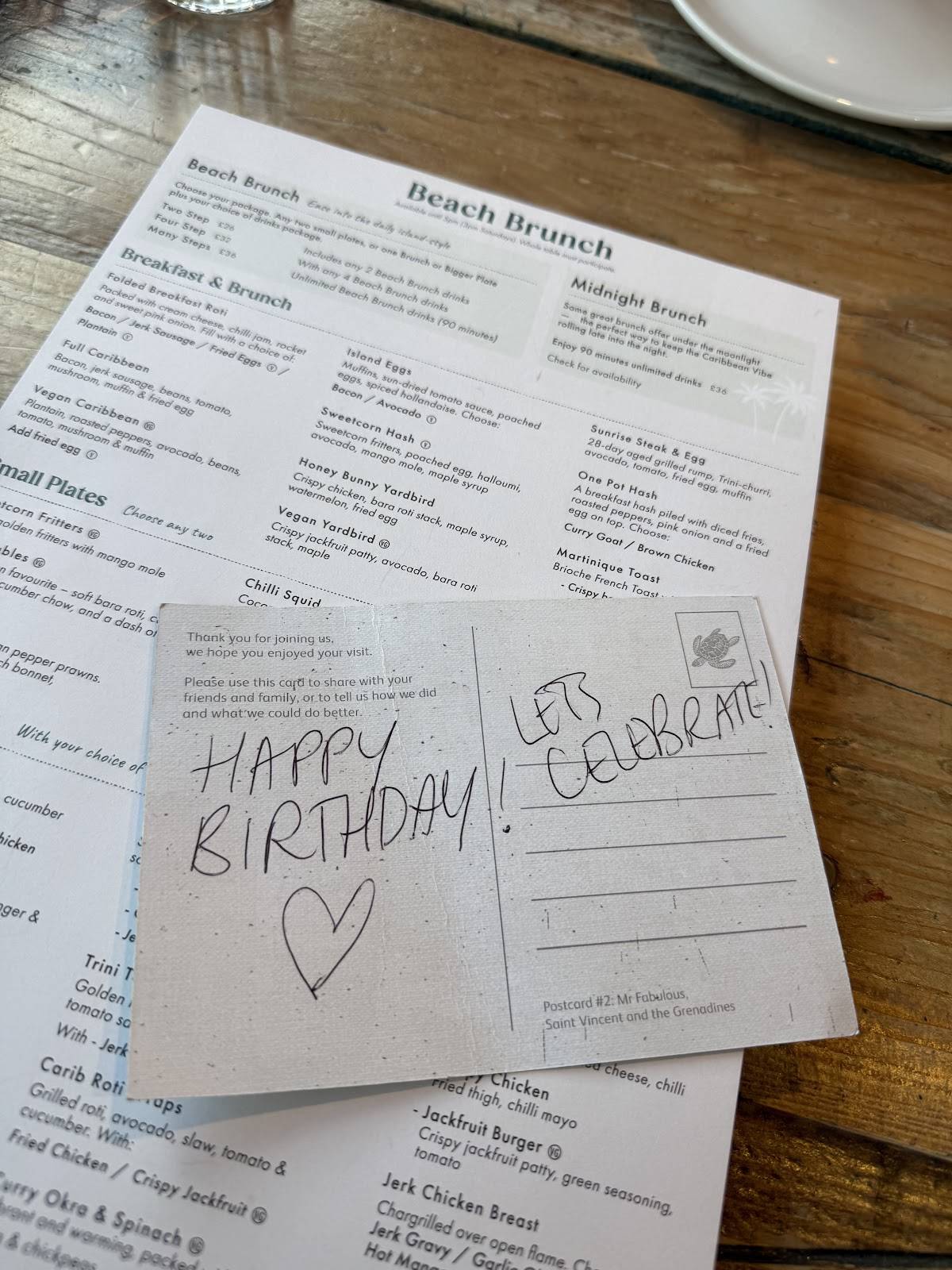 Turtle Bay Middlesbrough меню