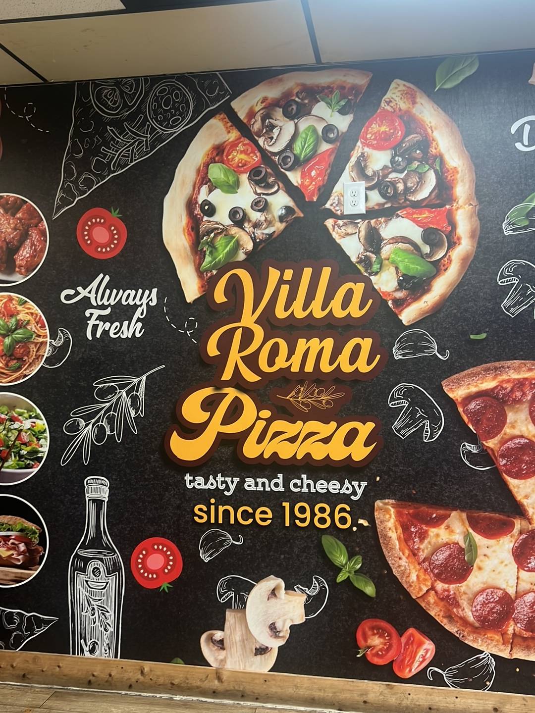 Villa Roma Pizza меню