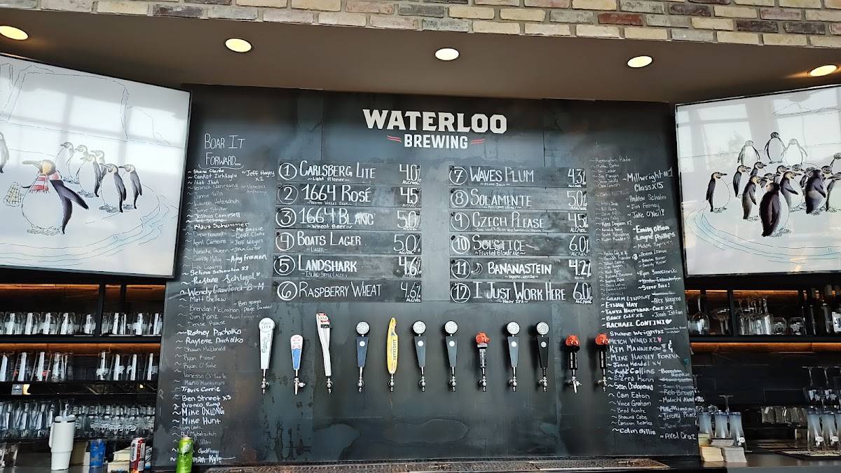 Waterloo Brewing Taphouse меню