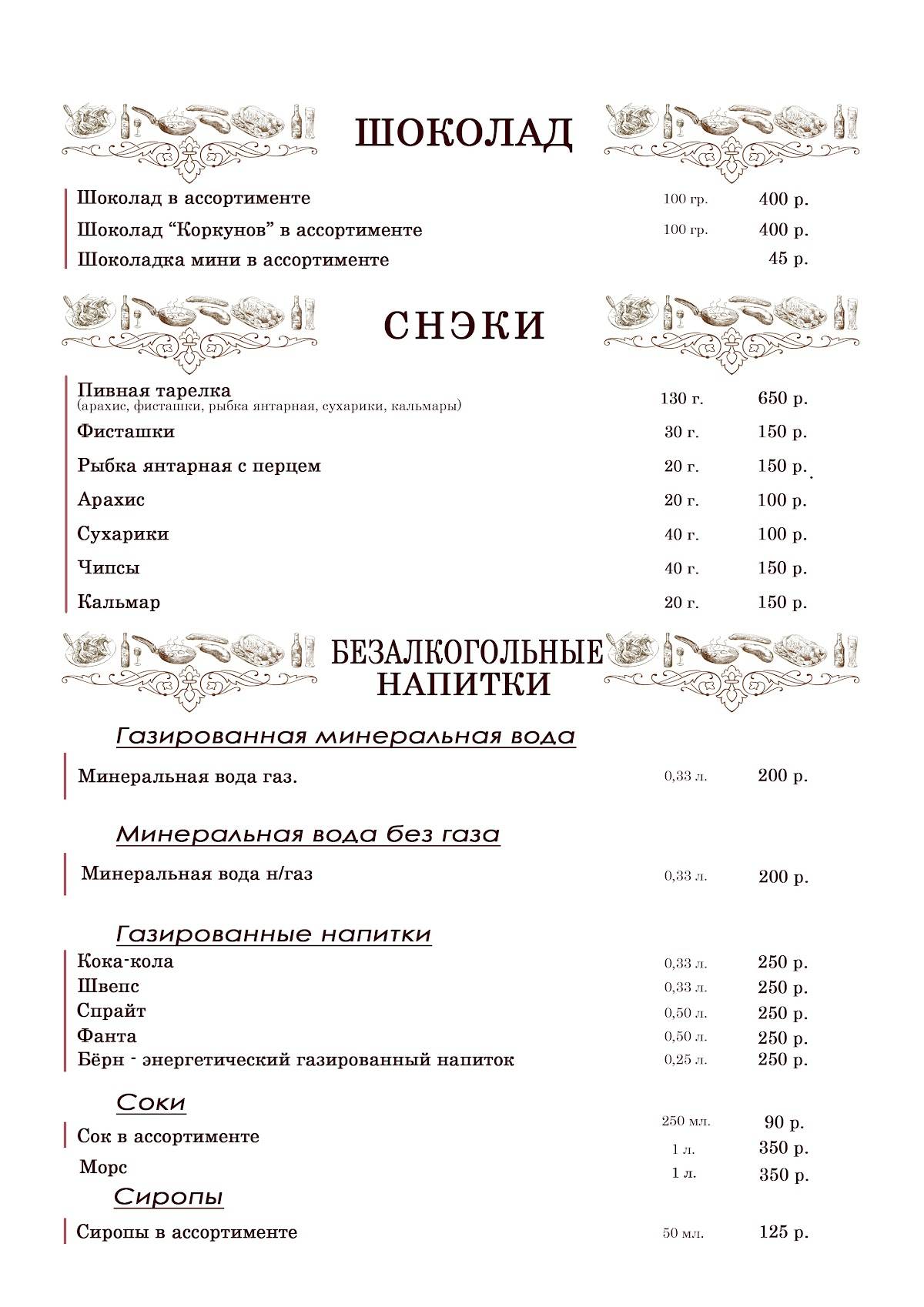 Точка меню