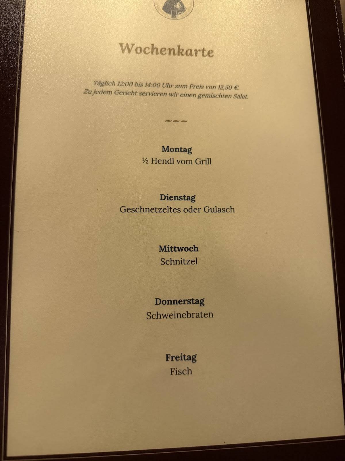 Zum Riederstein меню