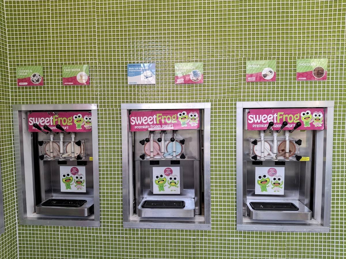 sweetFrog меню
