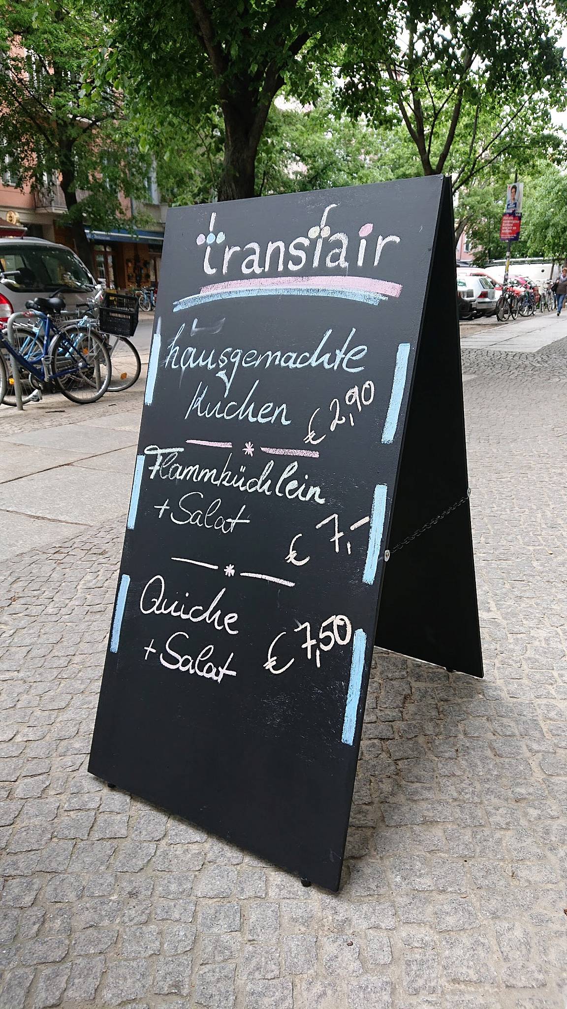Trans*fair - Bistro & Café меню