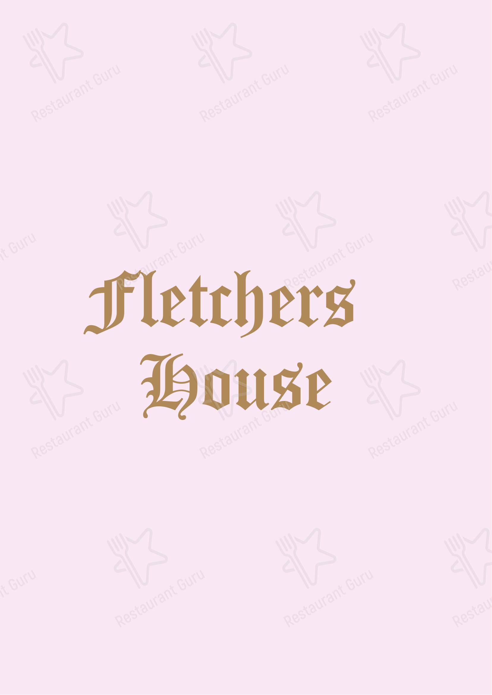 Меню напитков кафе Fletchers House