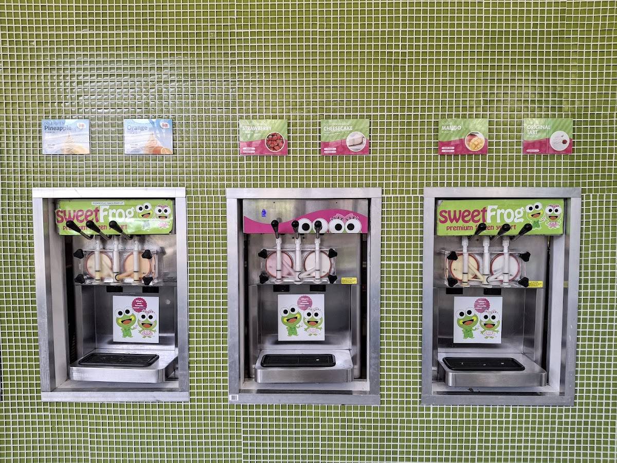 sweetFrog меню