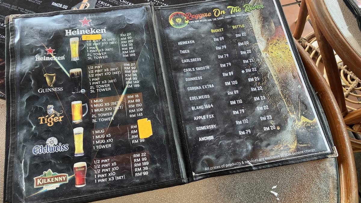 90 Riverside Cafe меню