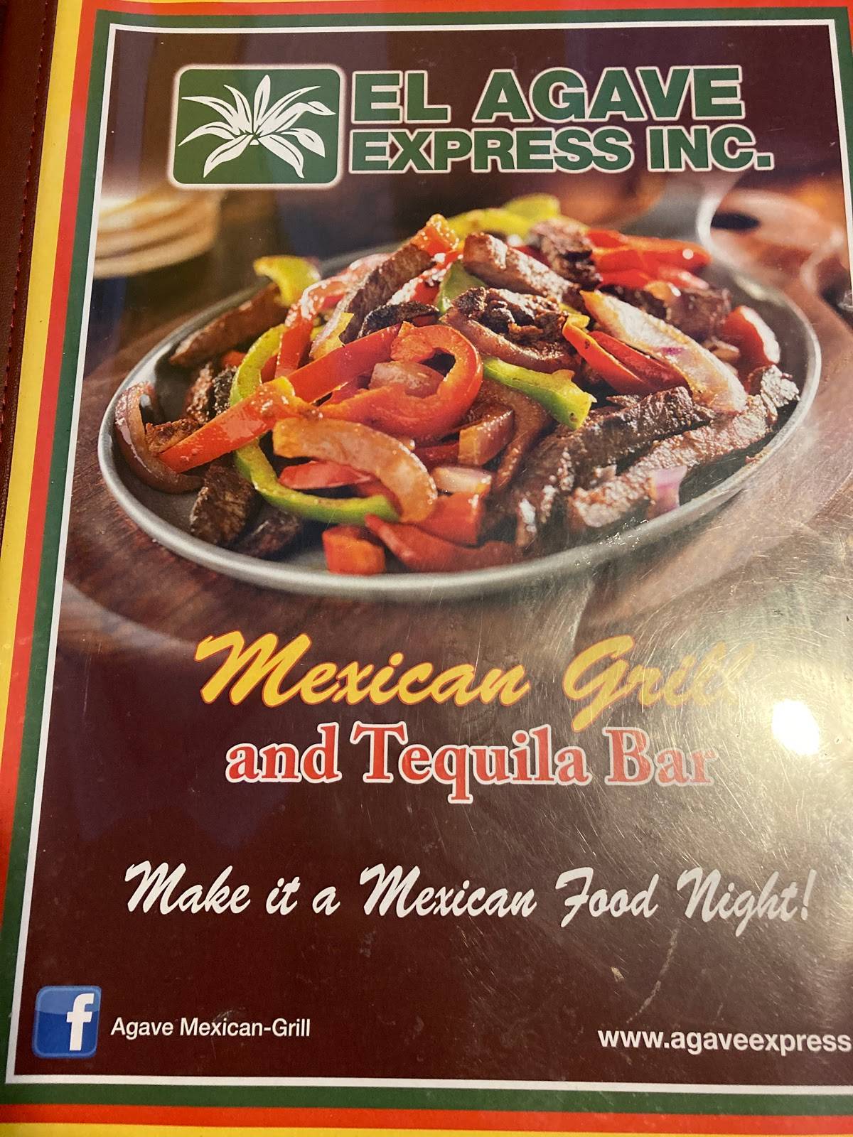 Agave Express Mexican Bar & Grill меню
