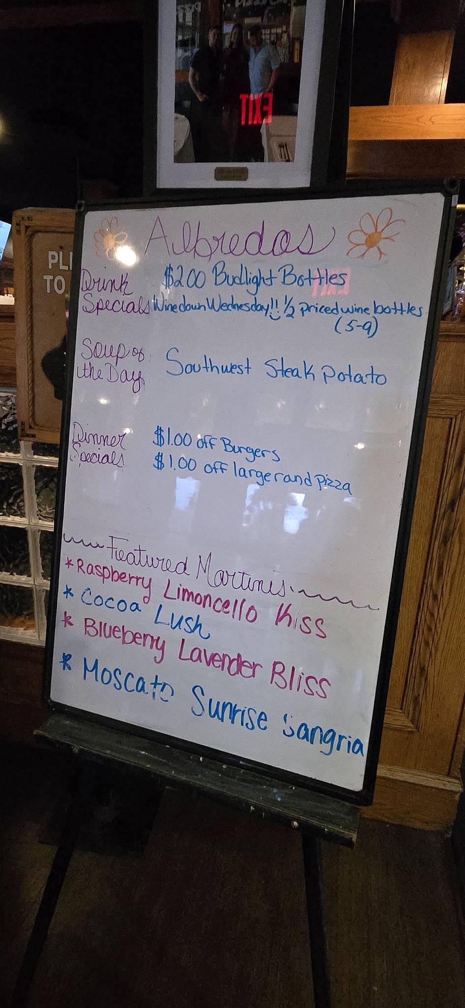 Alfredo’s Pizza меню