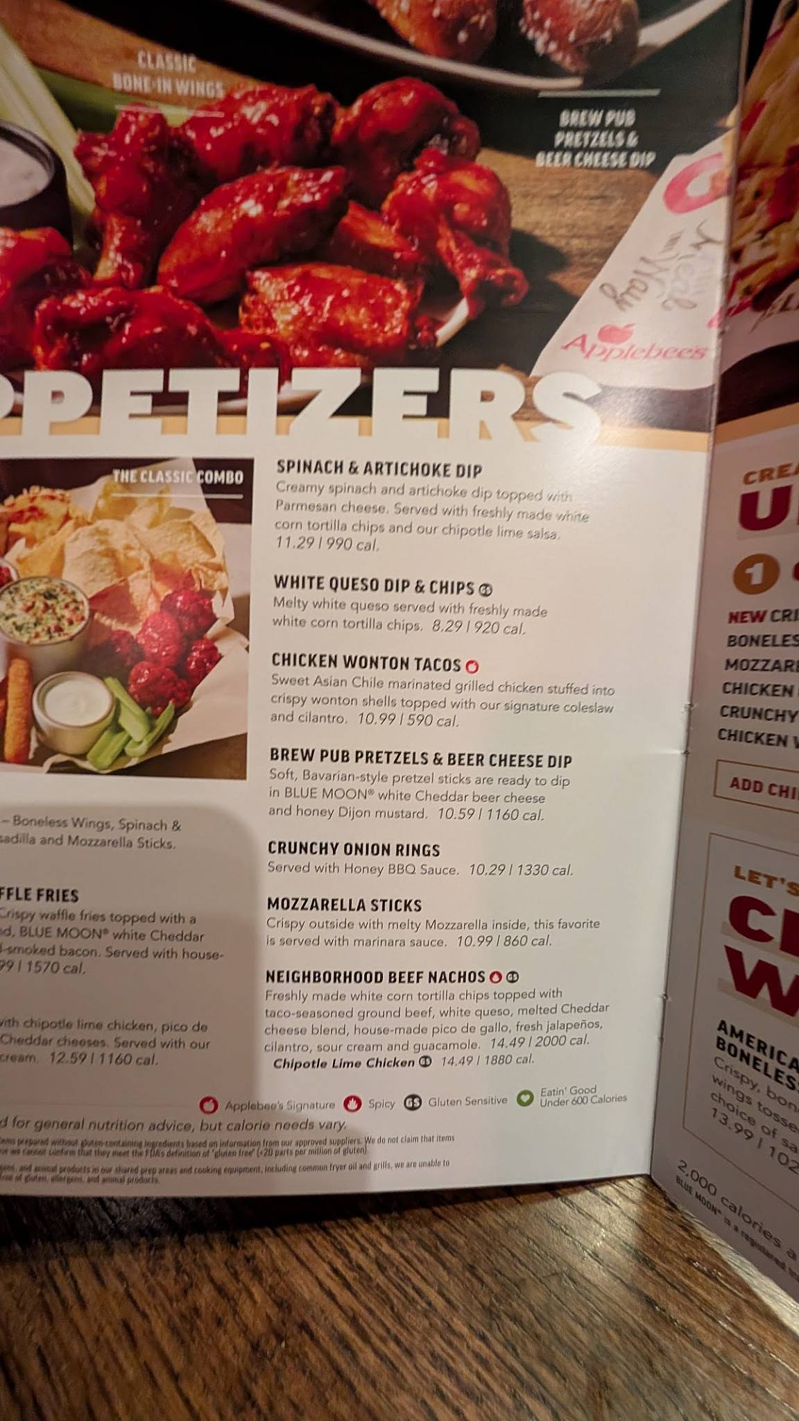 Applebee's Grill + Bar меню