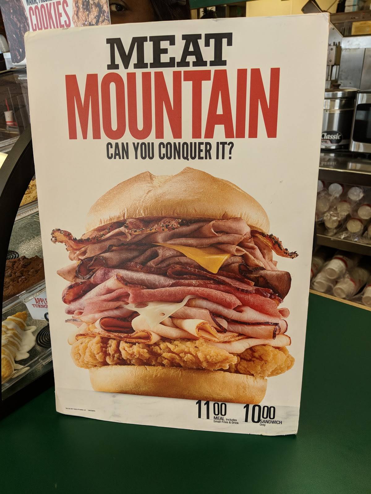 Arby's меню