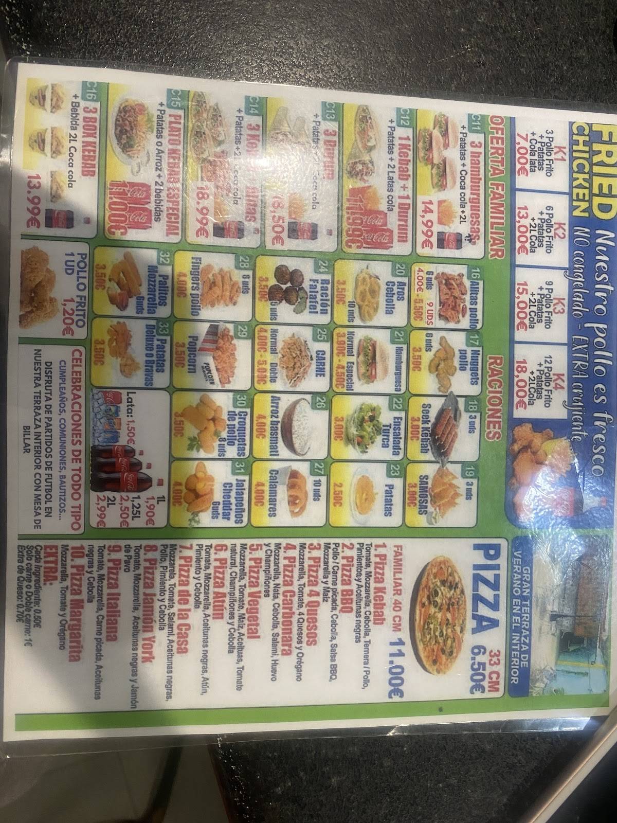 Arganda Kebab меню