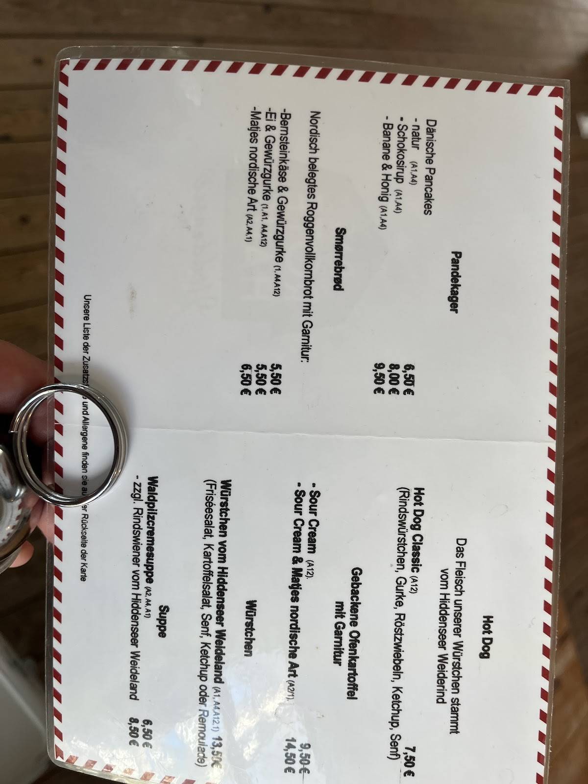 BÆKKERI im Das rote Haus меню