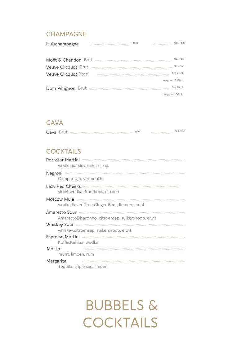 BOTANIQUE BISTRO меню