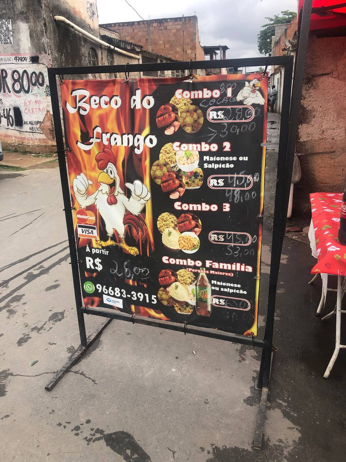 Beco do Frango - (Belford Roxo, RJ) меню