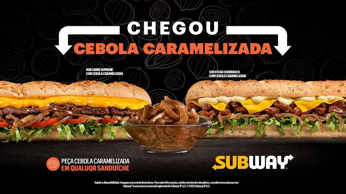 Subway меню