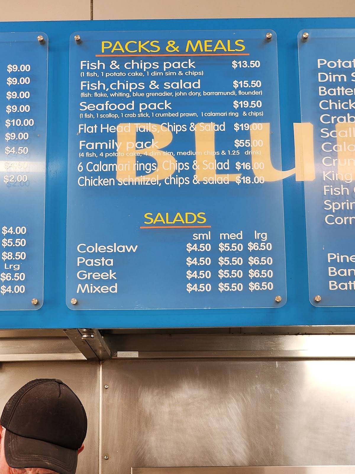 Bluebay Fish Shop меню