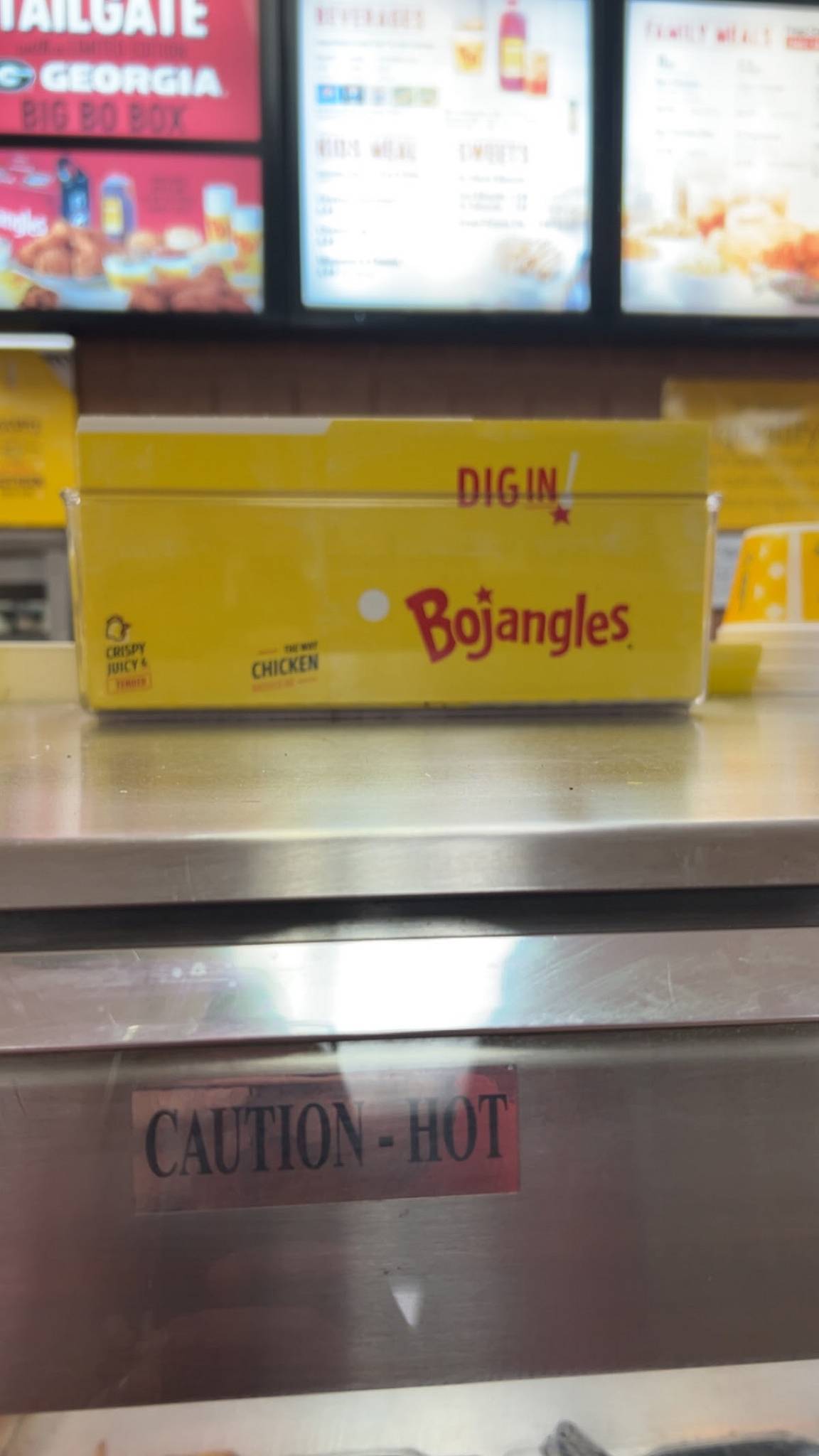 Bojangles меню