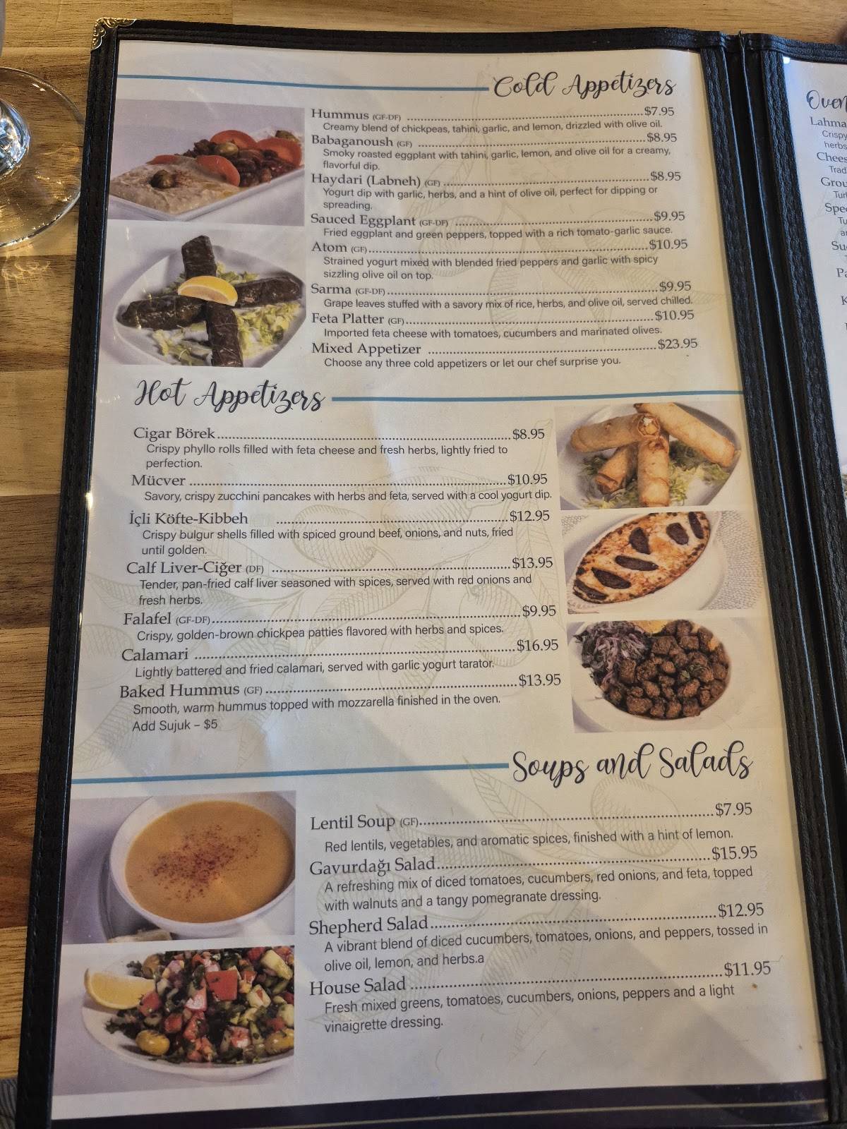 Turkish Kitchen меню
