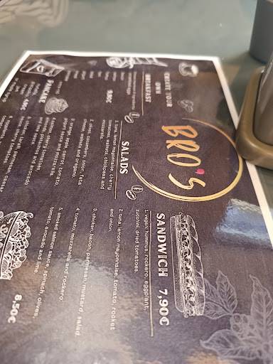 Bros Bar меню