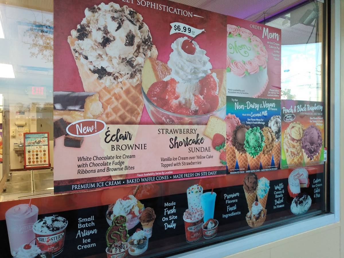 Bruster's Real Ice Cream меню