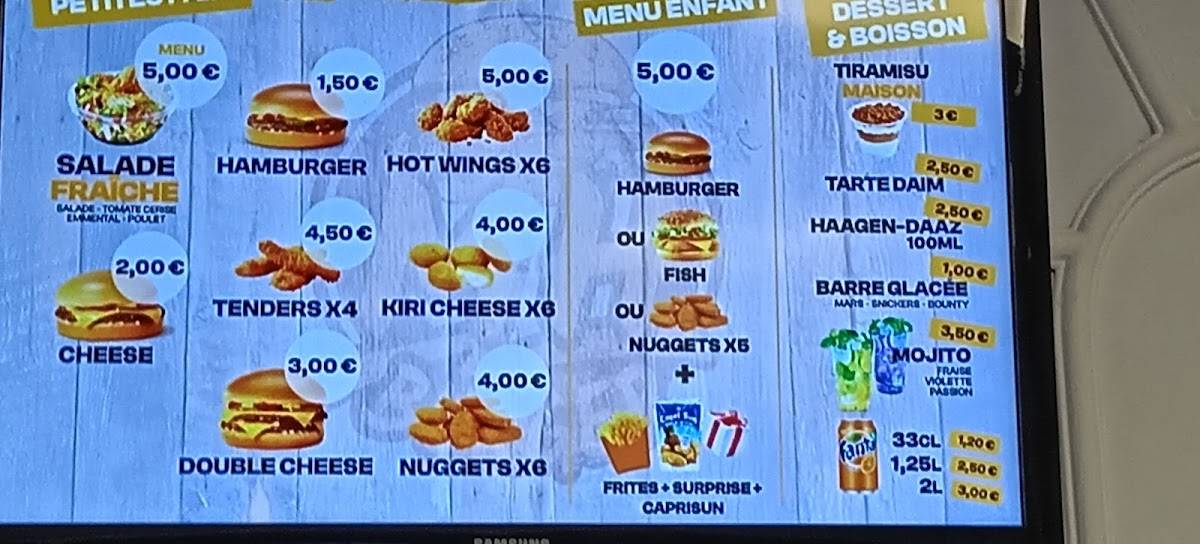 Burger PLACE меню