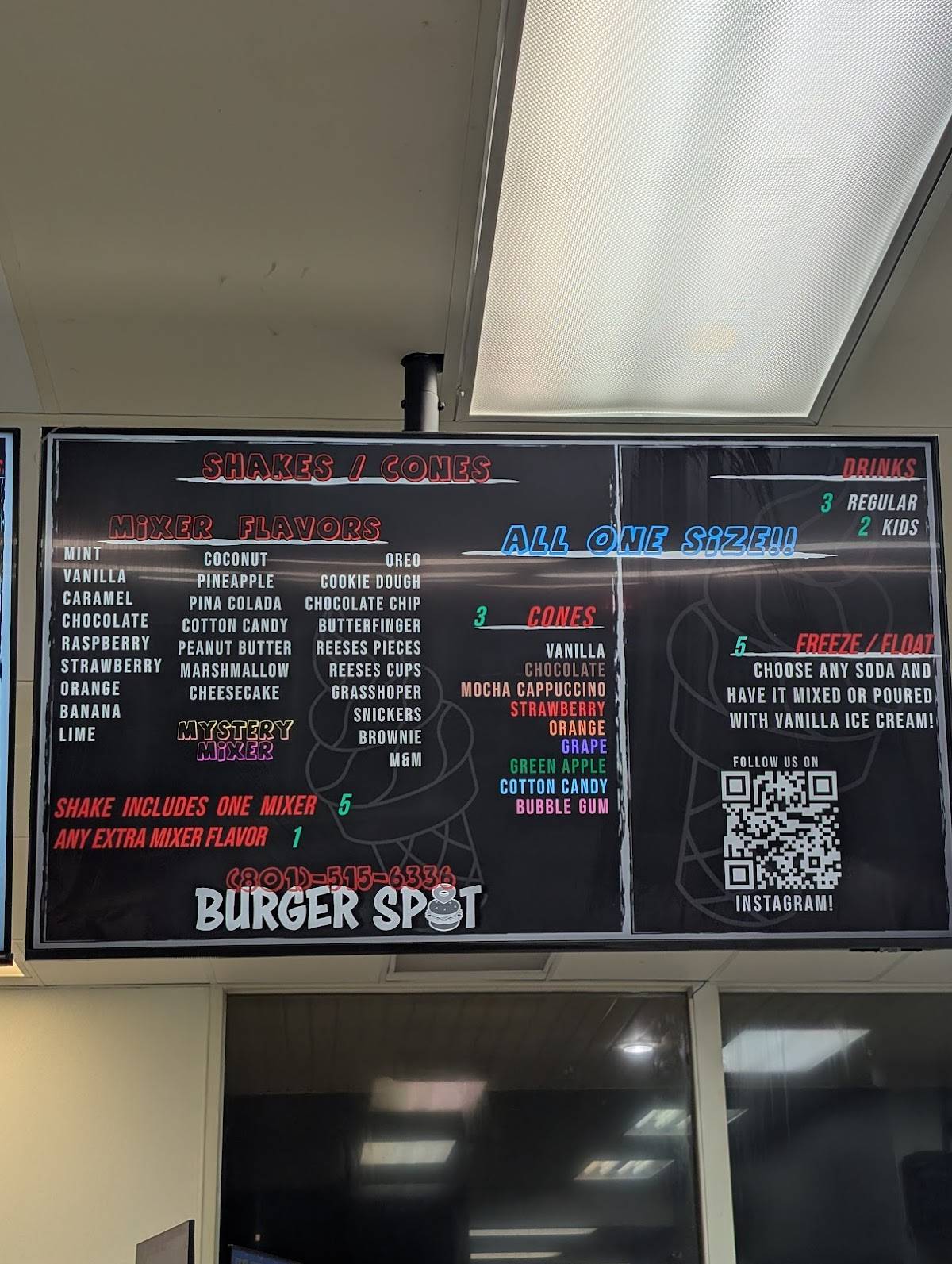 Burger Spot меню