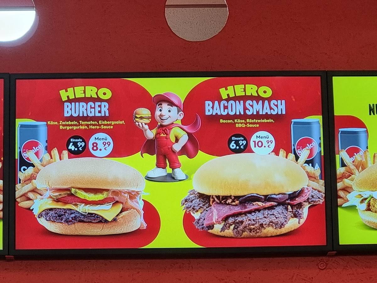 Burgerheld меню