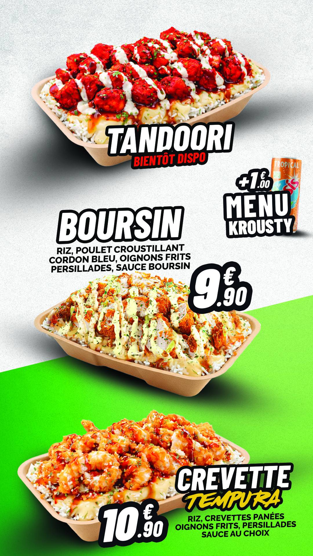 Ça Krousty меню