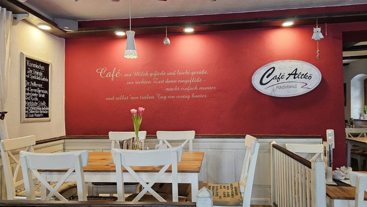 Café Altkö Radebeul меню