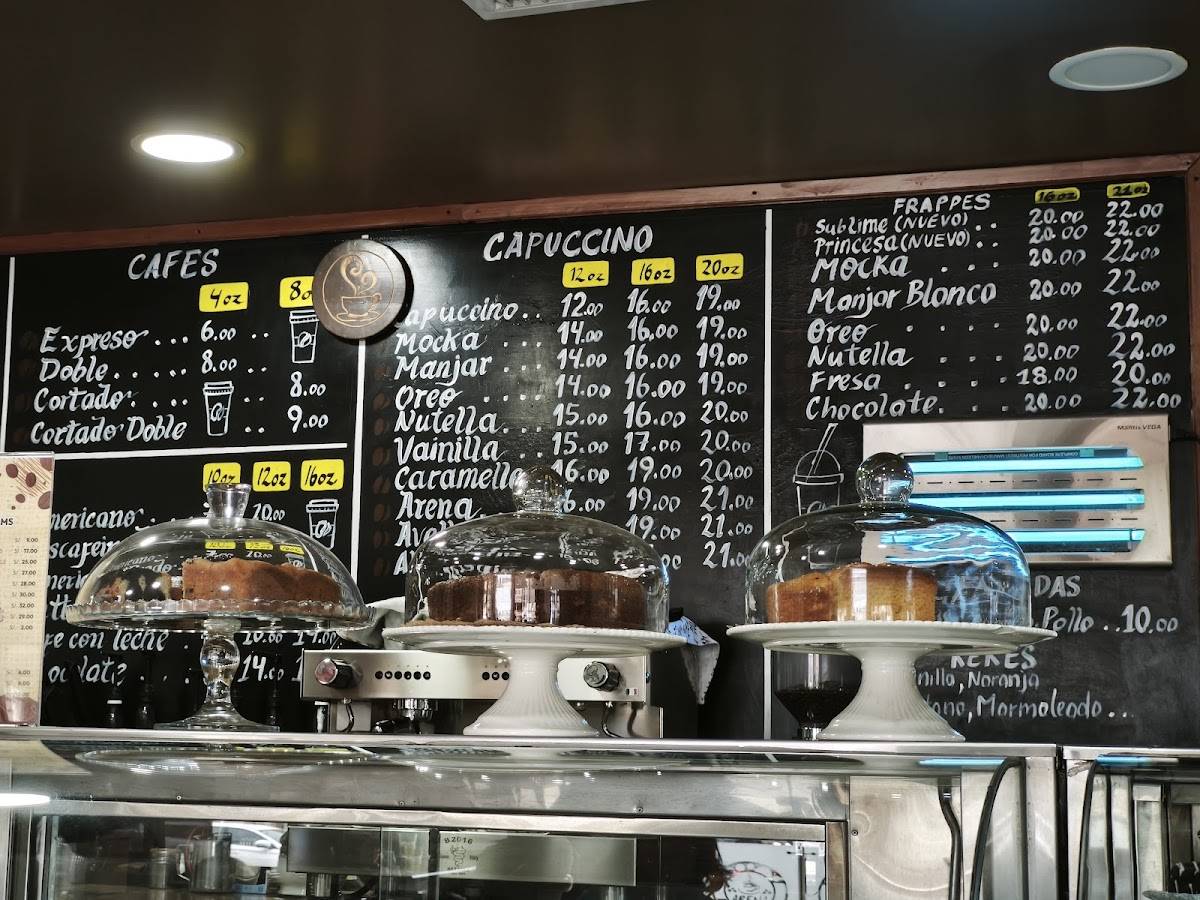 Arena Cafe - Paracas меню