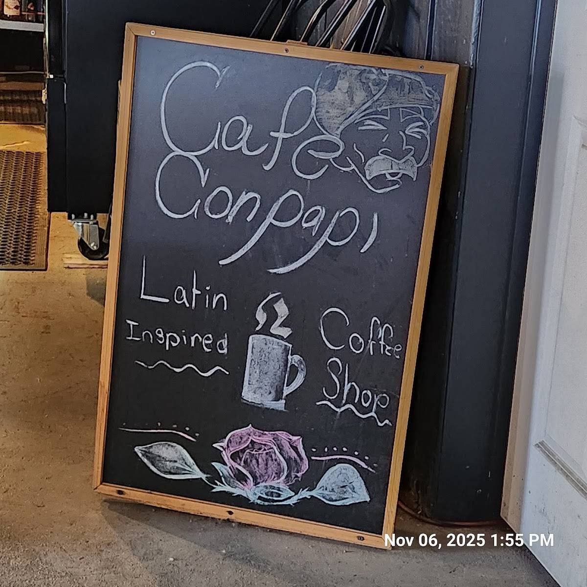 Cafe Con Papi меню