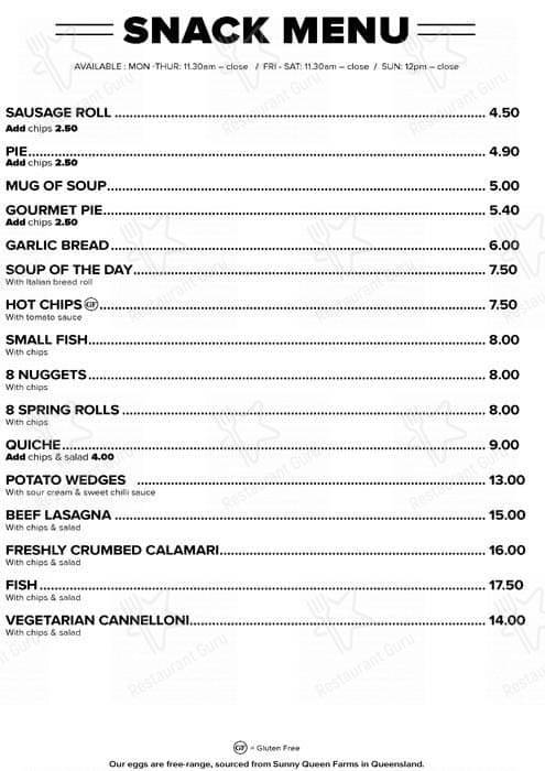 Intouch Cafe меню