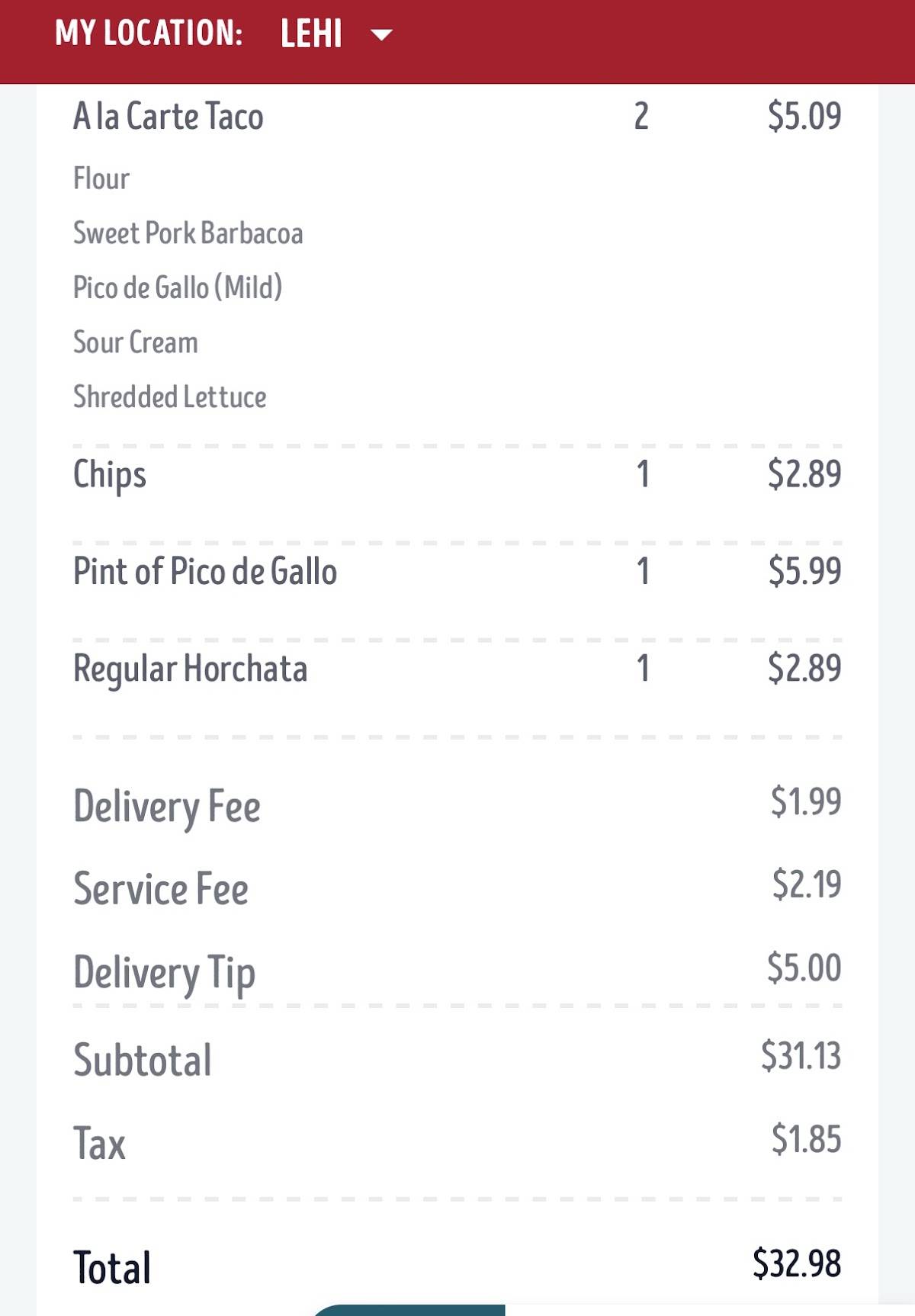 Cafe Rio Fresh Modern Mexican меню