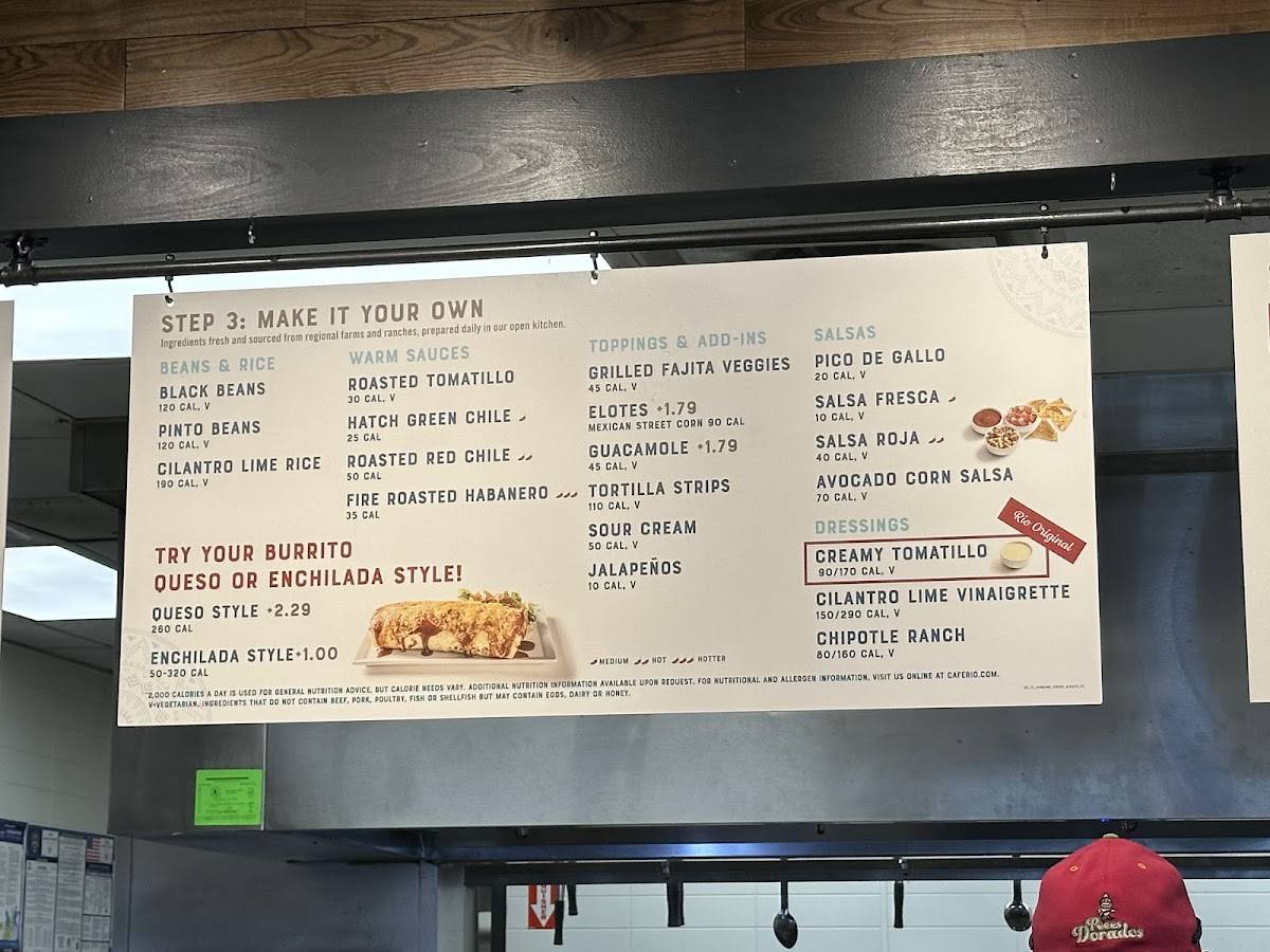 Cafe Rio Fresh Modern Mexican меню