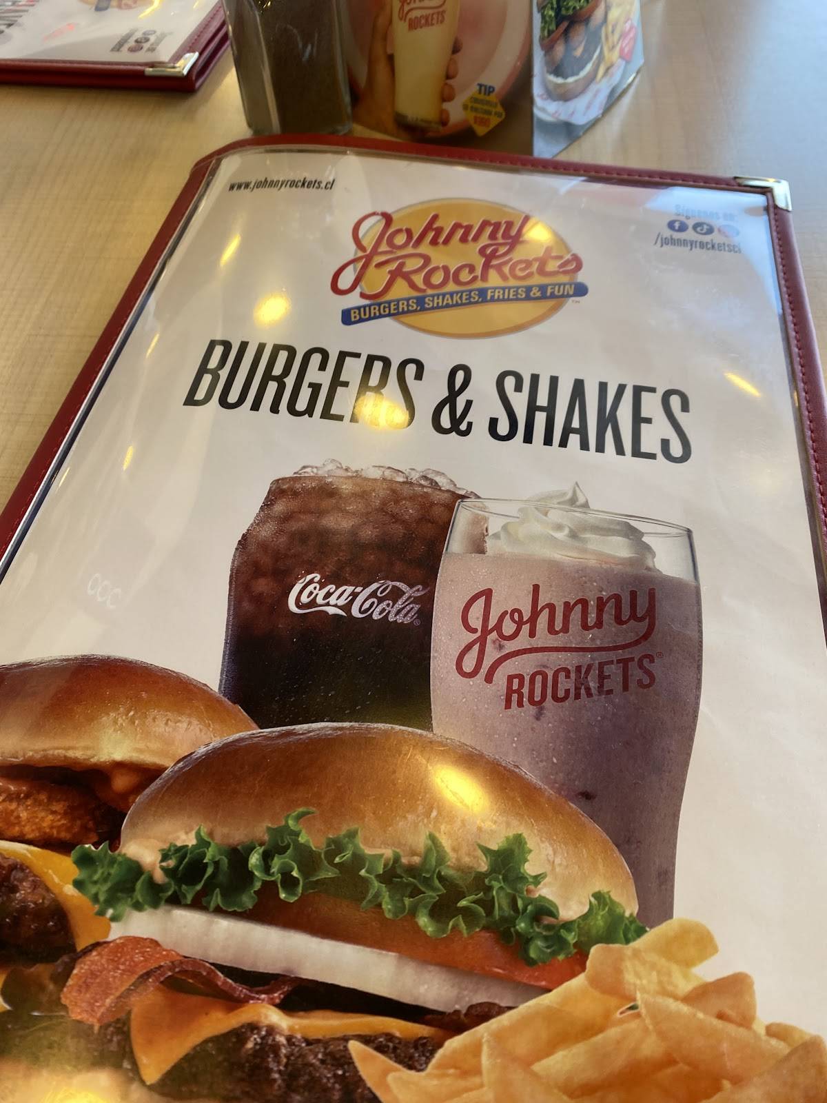 Johnny Rockets меню