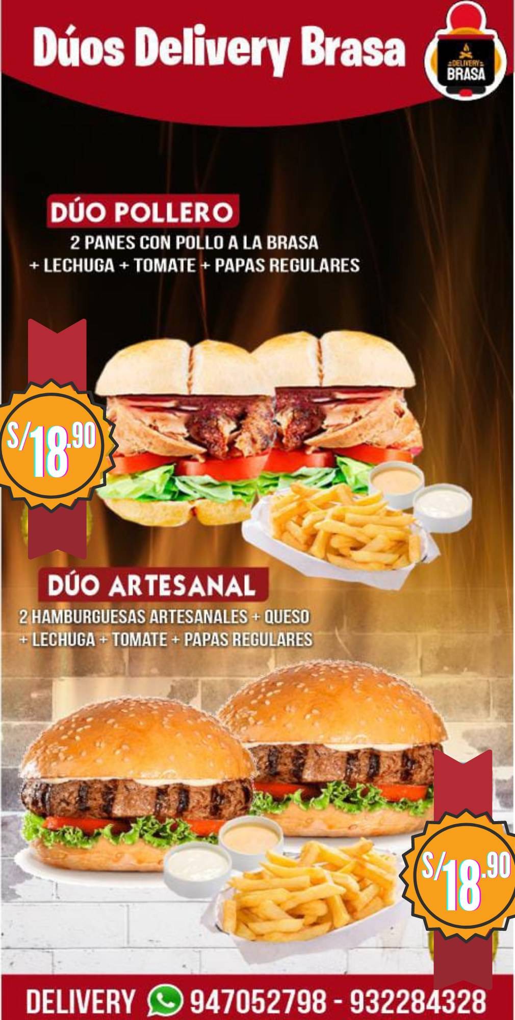 Delivery Brasa меню
