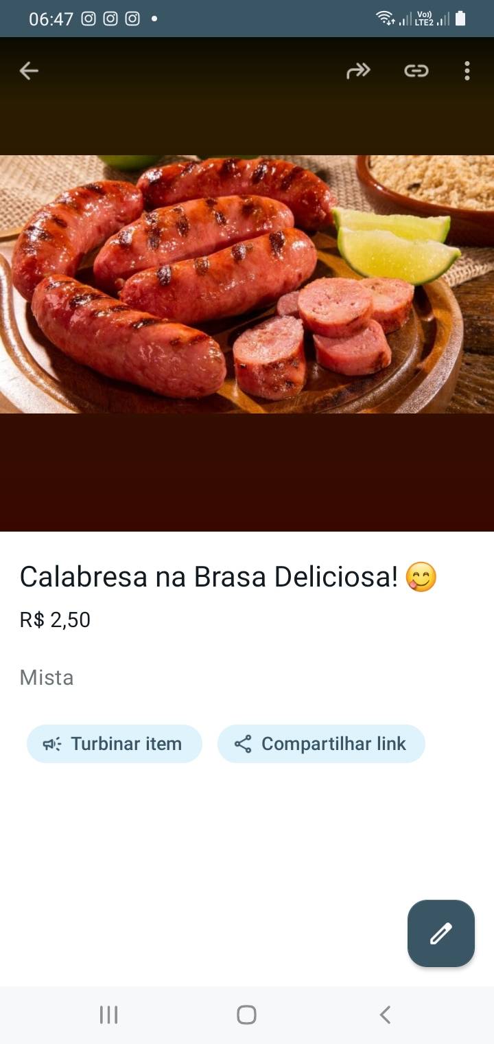 Cardozo Galeteria меню