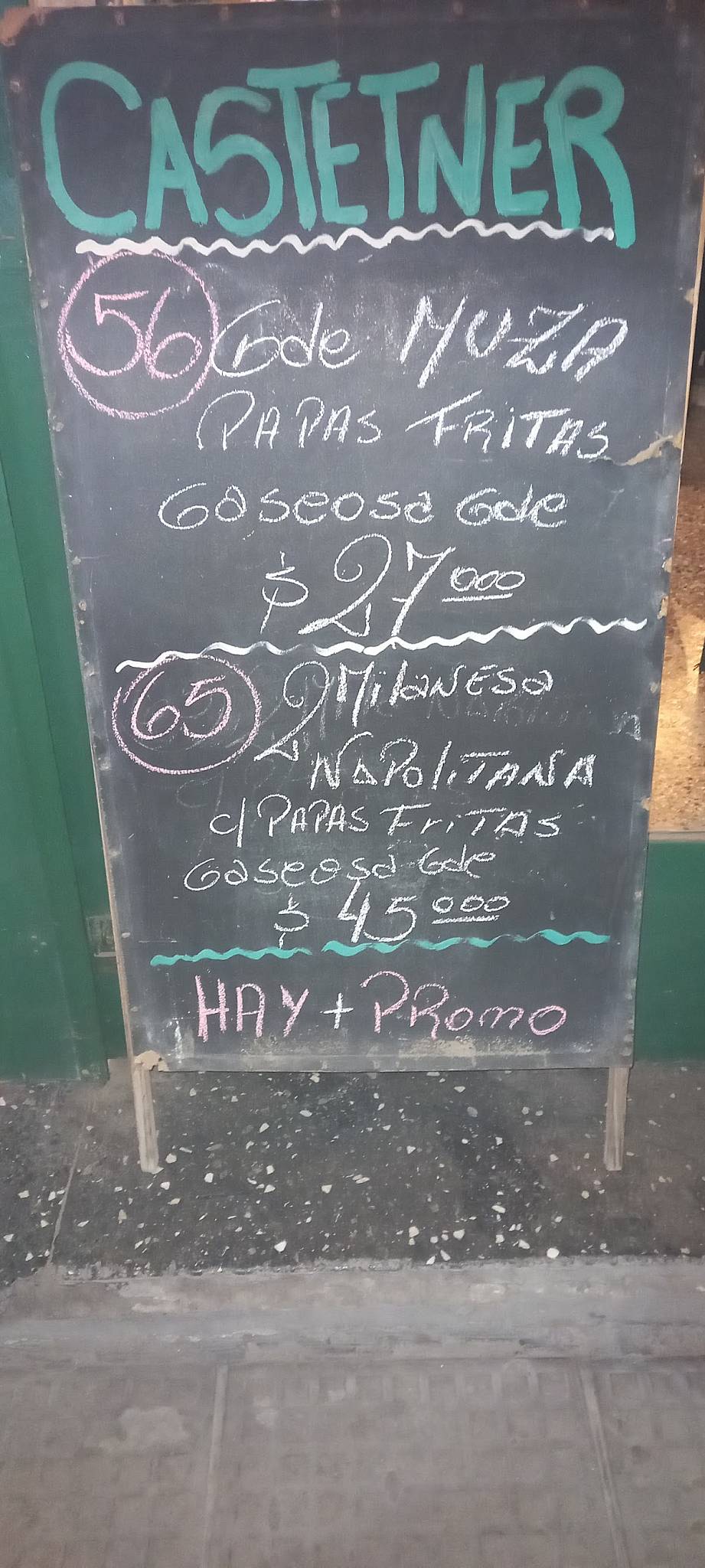Castetner Restaurant - Pizzeria меню