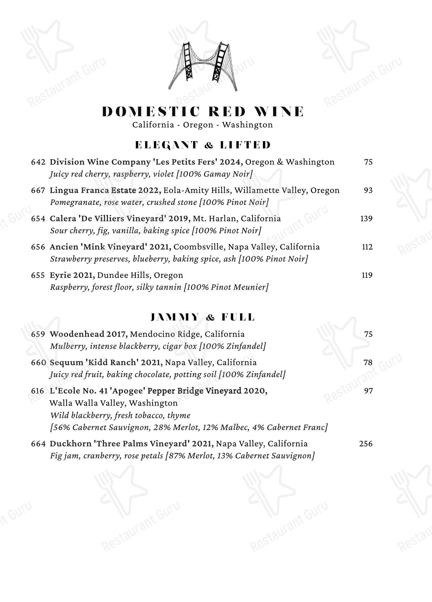 Cento в Мадисне - Lunch Menu