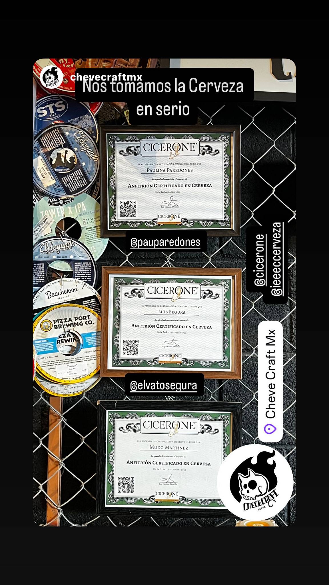 CheveCraft меню