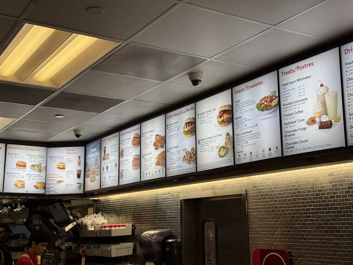 Chick-fil-A меню