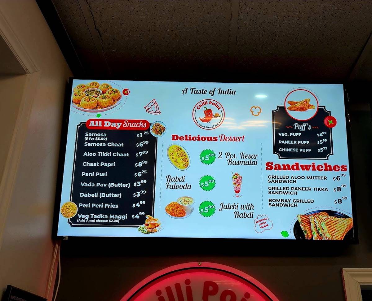 Chilli Point меню