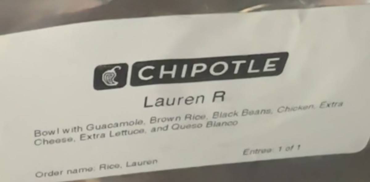 Chipotle Mexican Grill меню