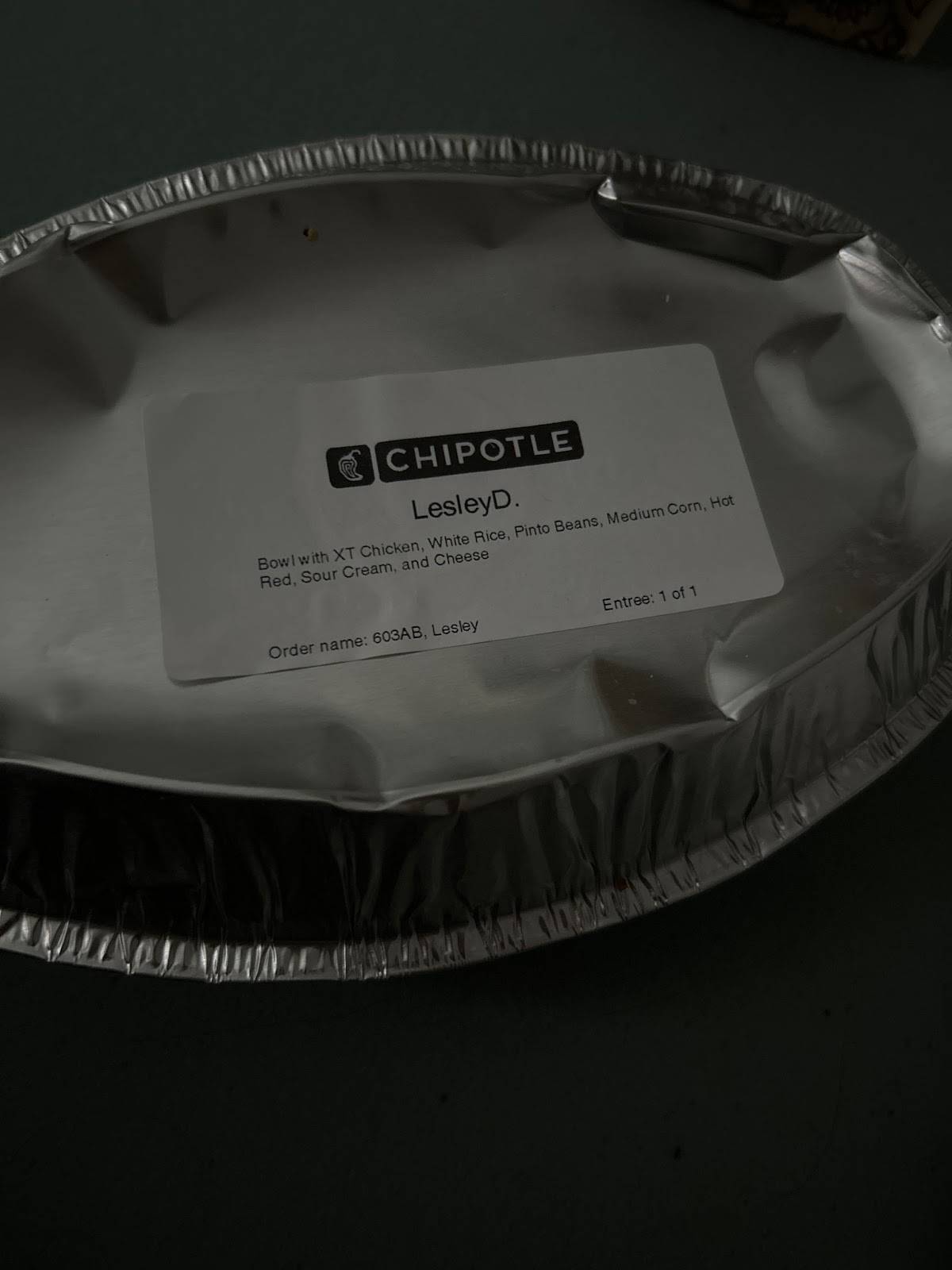 Chipotle Mexican Grill меню