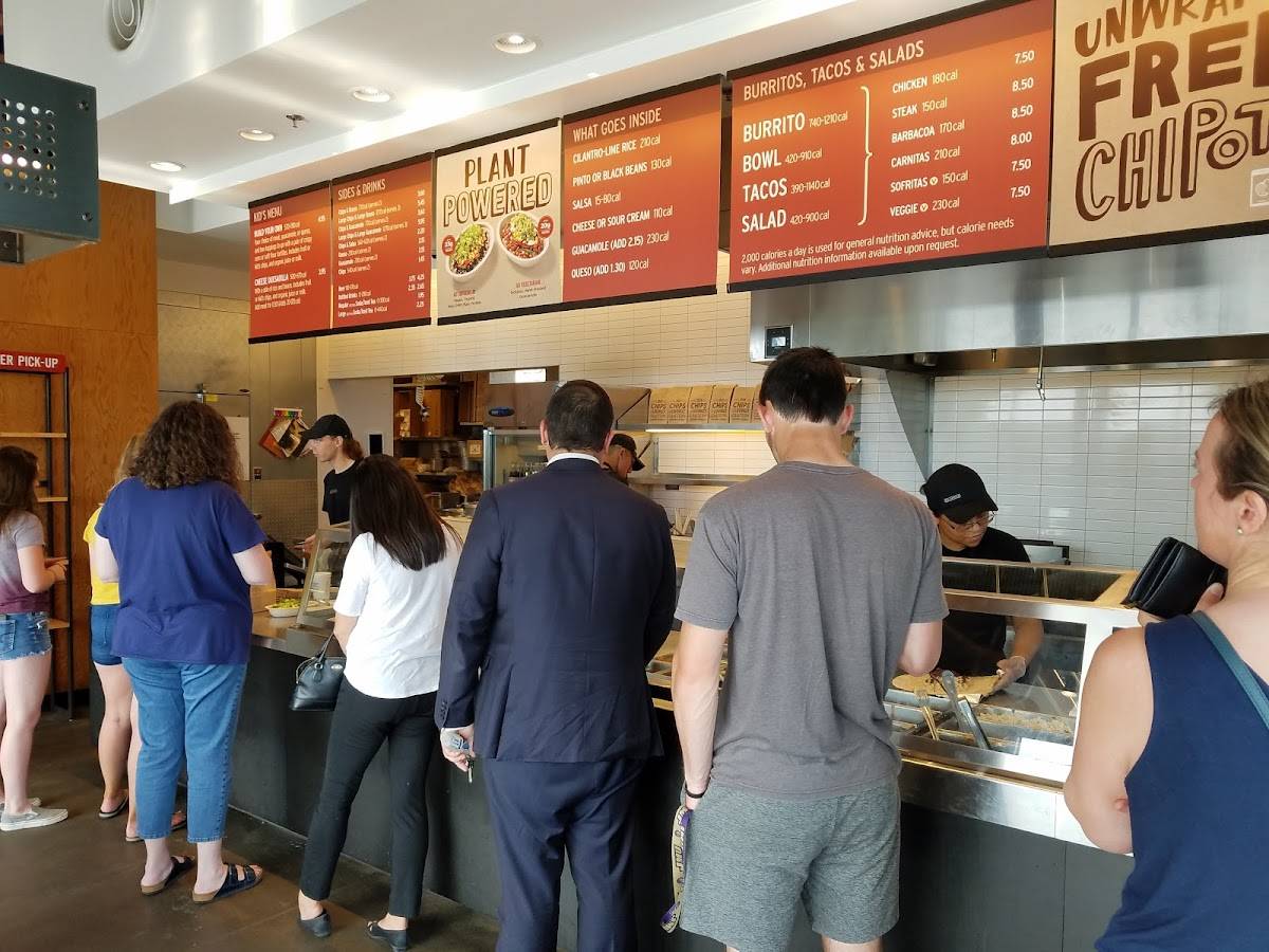 Chipotle Mexican Grill меню