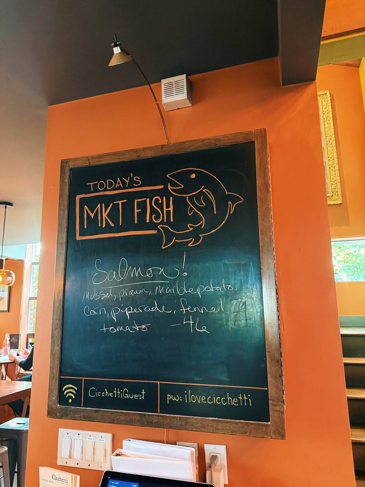 Cicchetti меню
