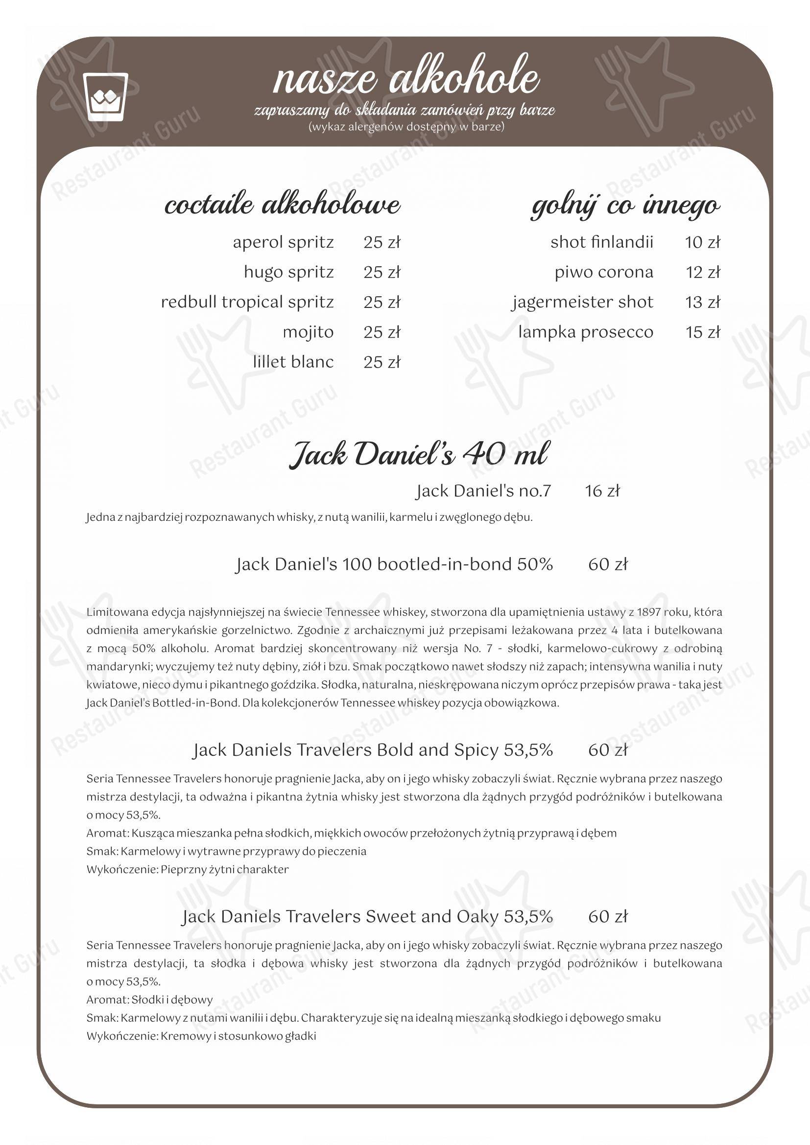 Меню ресторана Coffee Godula