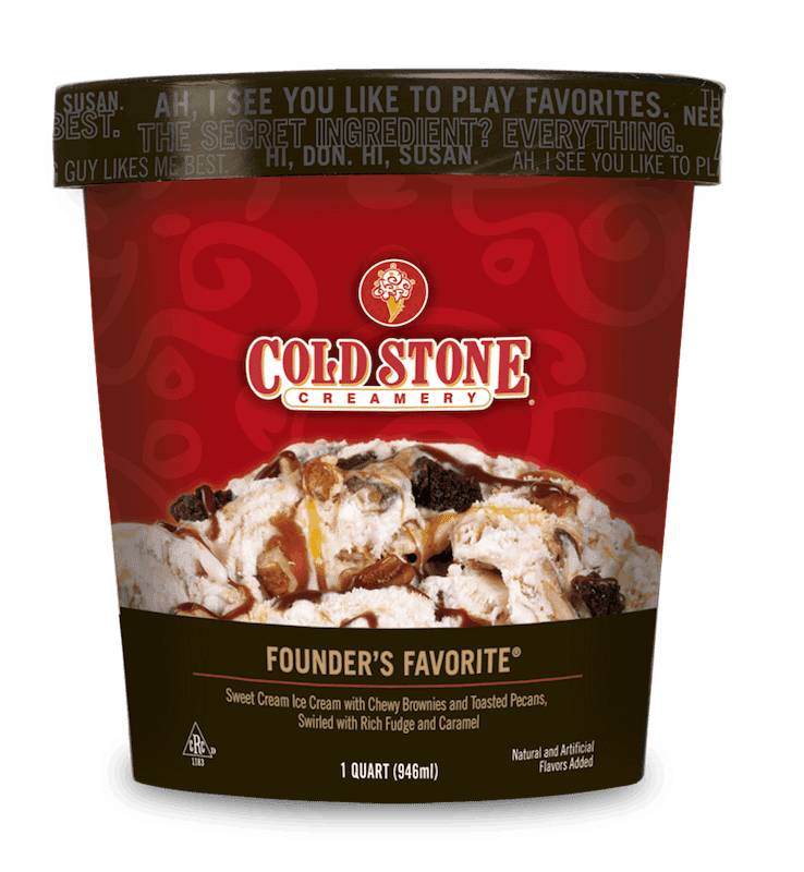 Cold Stone Creamery меню